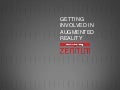 Getting involved in Augmented Reality - CVISION