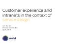 Customer experience and intranets in the context of service design v3