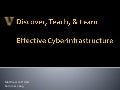 Cyberinfrastructure And Network Computing