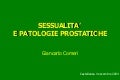 Sessualità e patologie prostatiche