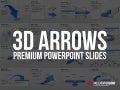 PowerPoint  3 D Arrows Template