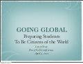 D219 Conference - Going Global