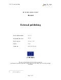 D9.9.3 External Publishing