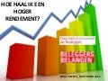 Dag van de belegger: een hoger rendement