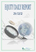 Daily equity report by global mount money 29 11-2012