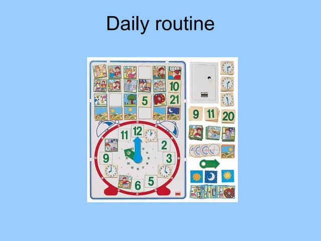 Daily routine