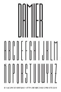 DAMIER FONT