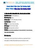 Danh Sách Việc Làm Tại Quảng Ngãi