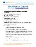 Danh Sách Việc Làm Tại Yên Bái