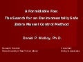 Dan Molloy - Zebra mussels presentation 9/12/11