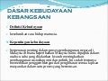 Dasar kebudayaan kebangsaan