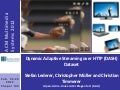 MPEG-DASH Dataset MMSys 2012