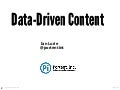 Data Driven Content