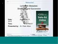 Data-Ed Online Let’s Talk Metadata: Strategies and Successes