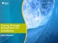 Database  performance tuning for SSD based storage