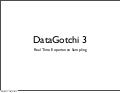 DataGotchi iPhone Demo - EduHack Bremen
