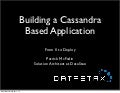 Cassandra data modeling talk