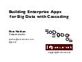 Building Enterprise Apps for Big Data with Cascading