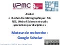 Doctorat sciences - Outil de recherche : moteurs de recherche