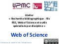 Doctorat sciences - Outil de recherche : le Web of Science