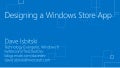 Designing a Windows Store App