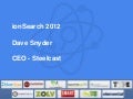 Dave Snyder - Content Marketing in the Post-Panda World - ionSearch