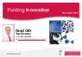 David Clift funding innovation seminar