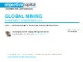 David Hutchins: Emerging Mining Destinations (Day 2 - Opening Keynote: What will be the next mining destination?)