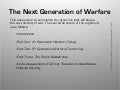 David J Williams on the Future Of War