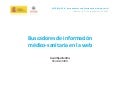 Buscadores de informacion medico-sanitaria en la web