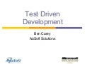 Test Driven Development