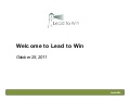 Lead To Win Bootcamp - Day 1