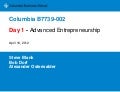 Day 1 presentations columbia apr 2012