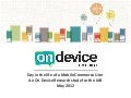 Day in the life of a mobile commerce user