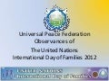 UN Day of Families 2012