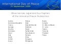 International Day of Peace 2008