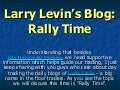 Day Trading Blog:   Rally Time