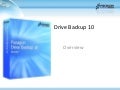 Drive Backup 10 Server Backup Solution