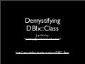 Demystifying DBIx::Class
