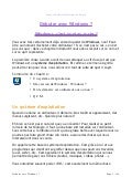 Débuter avec win 7
