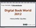 Quotes from DBW 2012 via @FauziaBurke #DBW12