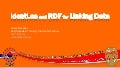 Identi.ca and RDF for Linking Data