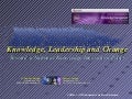 Knowledge Innovation Policy (Federal KM - DC)