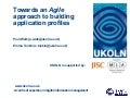 Towards an Agile approach to building application profiles