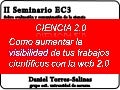 Como aumentar la visibilidad de tus trabajos cientificos con la web 2.0