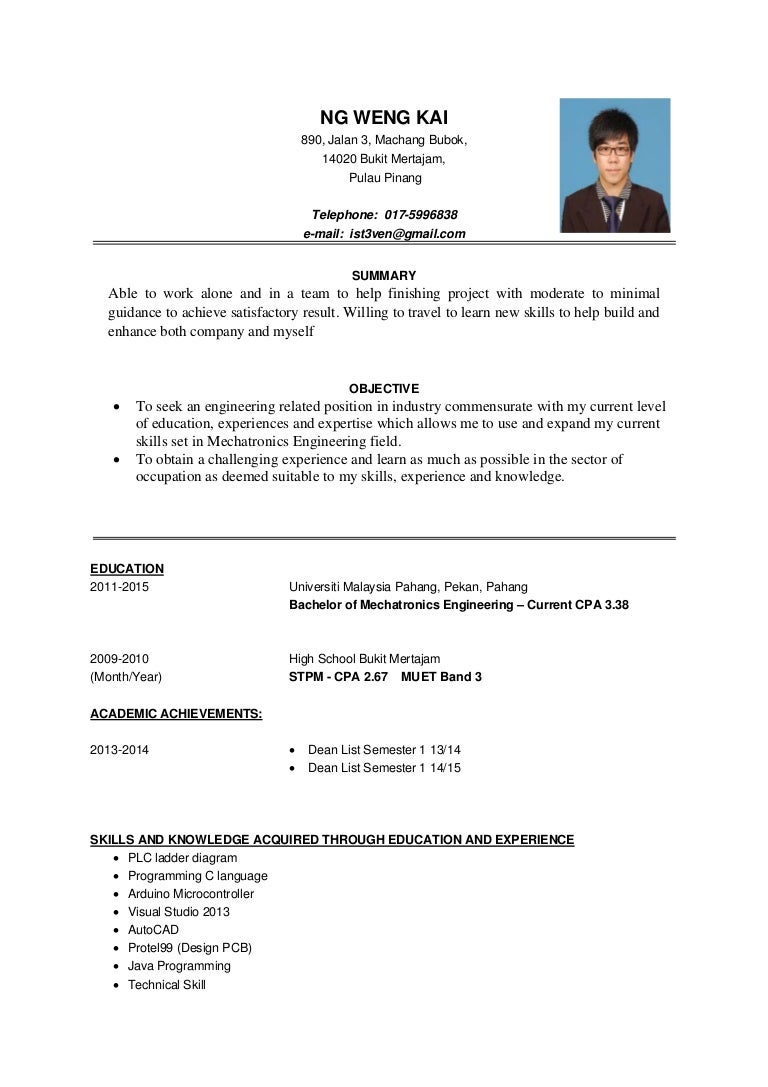 resume language skills examples