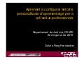 Configuració d'entorns personals d'aprenentatge per a col·lectius professionals