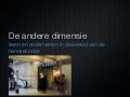 De Andere Dimensie Ondernemen