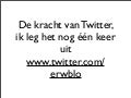 De Kracht Van Twitter