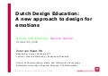 Dutch Design Education | van Waart, Kunst & Mulder
